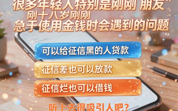 18岁也能下款？征信黑、征信不好、征信烂必看的易下款网贷口子速存