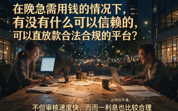 深夜秒下款的正规平台盘点！2026门槛低选择多，这5个贷款软件值得收藏