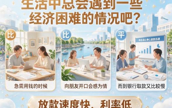 这五个放款快利息低的平台，2000元借款口子千万别错过！