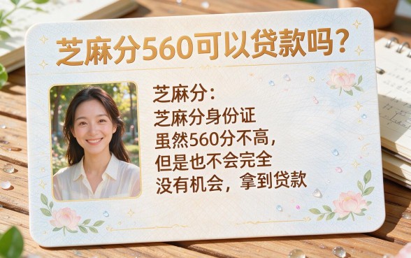 芝麻分560能贷款吗？这5个口子2月亲测可借2000，速看