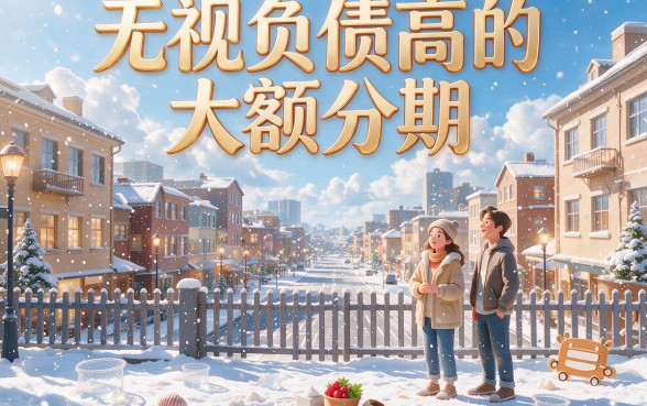 负债高也能秒批的大额分期，2026速申通道限时开放！