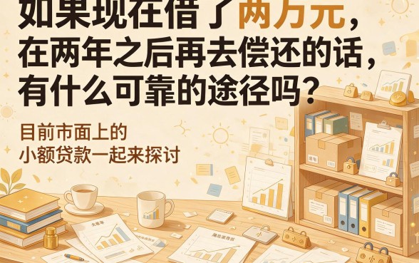 贷款两万新口子2026年还款，短期周转精选5个平台