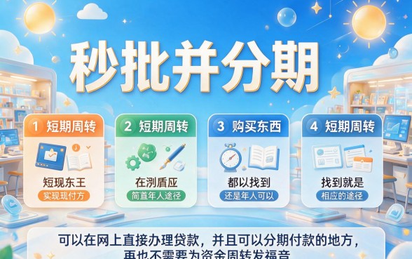 2026业内人透风！盘点5个秒批可以分期的口子，额度20000轻松拿