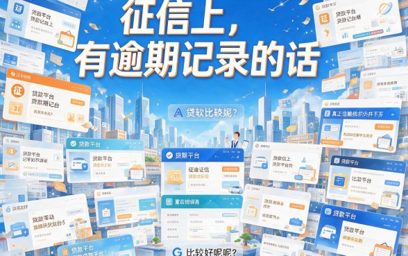 征信有逾期别慌!这5个正规平台好放款,亲测靠谱值得一试