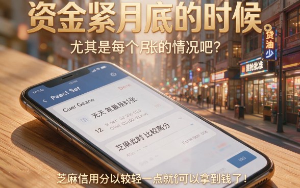 芝麻分贷款秒下的口子真实盘点!2026年这5个5000借款秒到账的口子速看