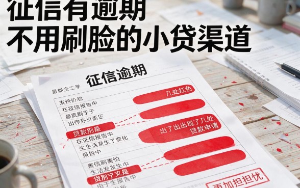 征信有逾期也能下款！无需刷脸的小贷口子速览，效率提升攻略来了