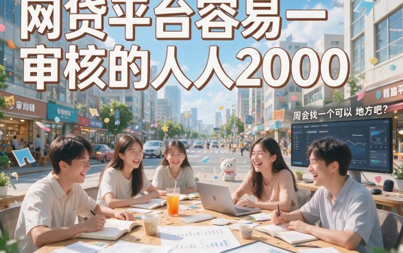 速览！2026年最容易审核的网贷平台盘点，这5个人人2000额度秒批！
