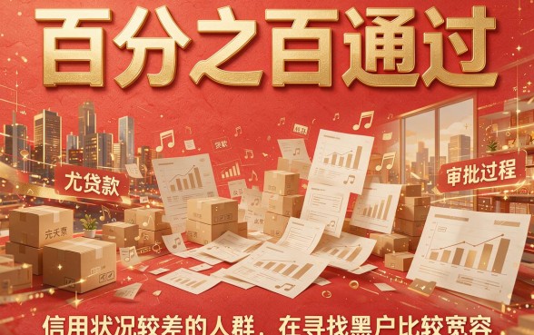 黑户贷款人审必过！2026内部渠道实测这5个百分百通过借1000的APP
