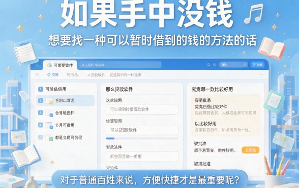 2026年2月最新盘点：最容易通过的贷款软件有哪些？这5个正规平台借钱超容易！