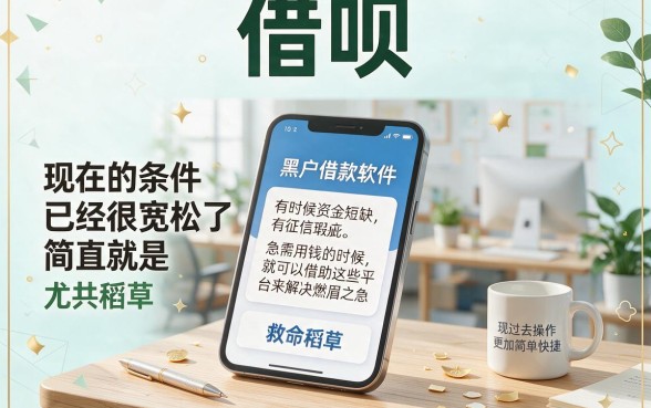 黑户借款快的软件黑户这5个平台借50000快，知道的人不多