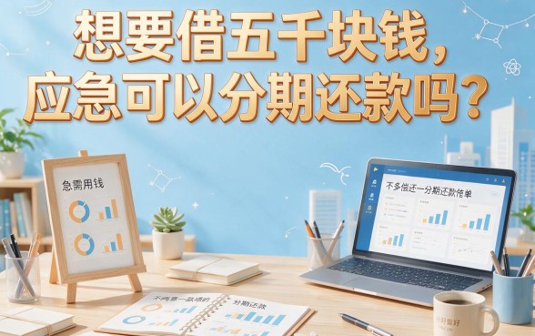 能借5000分期还款的借款平台，这5个软件申请1000贷款也超顺畅！