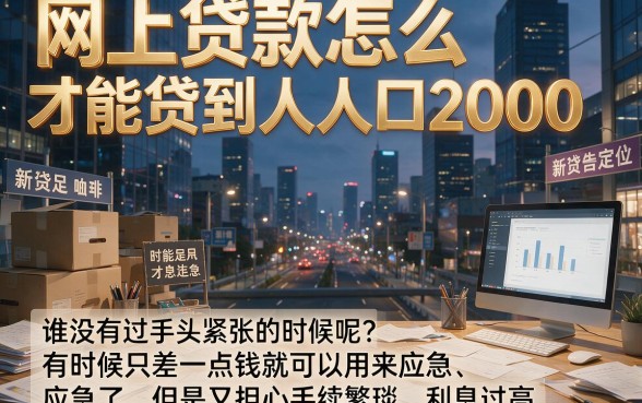 什么网上贷款好通过人人2000？2026这五款借款3500要求不高软件速览