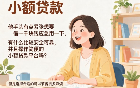 急需1000元？这5个贷1000元的小额贷款平台，精选推荐！