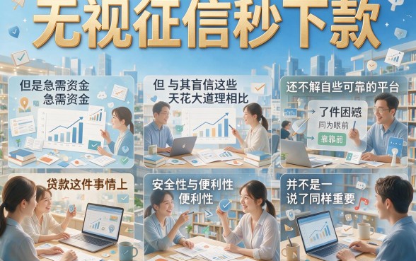无视征信秒下款的口子2026盘点！这5个借款5000门槛超低，必申！