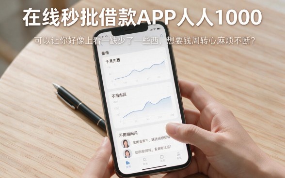 人人1000在线秒批借款app推荐！精选5个秒批6000无视征信贷款平台
