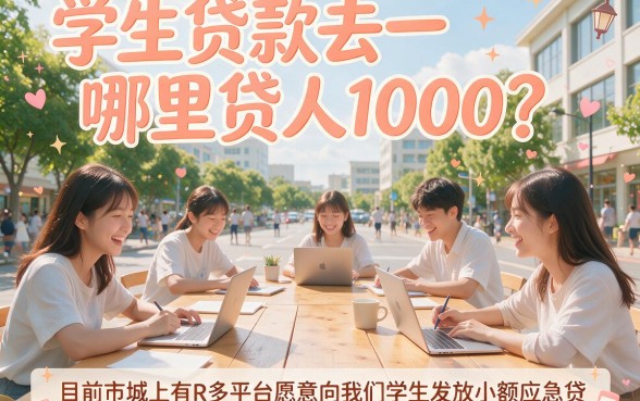 2026最新实测：学生贷款在哪儿贷人人1000？这5个门槛超低的软件，轻松借到3000！