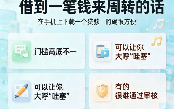 2026刚需必看!盘点app贷款容易通过的有哪些,这5个借款无视查1000必下款