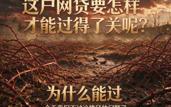 黑户网贷怎么才能通过审核呢？前人经验深度严选，这样做才靠谱！