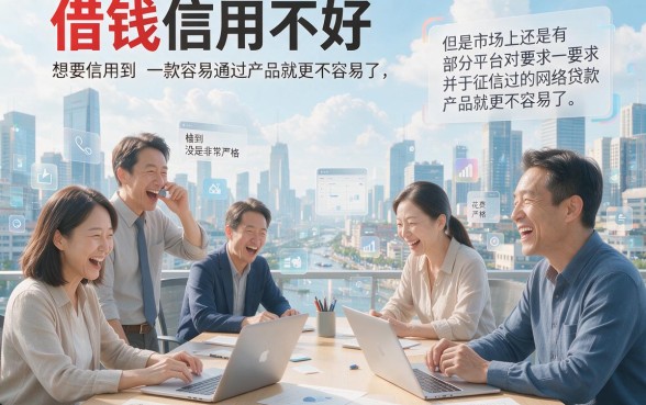 信用差也能借！这5个网贷好通过，周转很合适