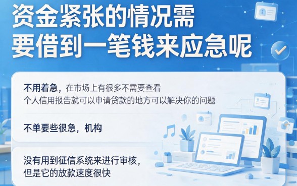 不看征信也能借！2026必知的5个借钱新口子全面挖掘