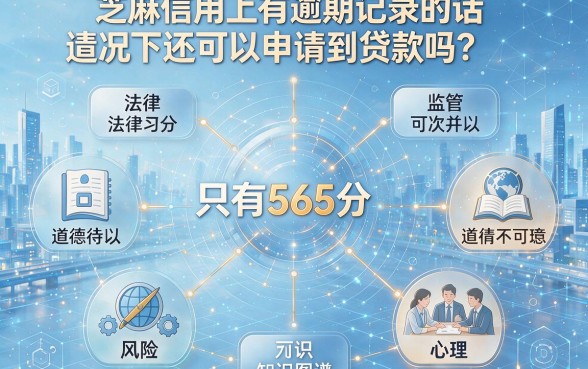 征信有逾期、芝麻信用565分还能贷款吗？2026年安全靠谱渠道一文讲透
