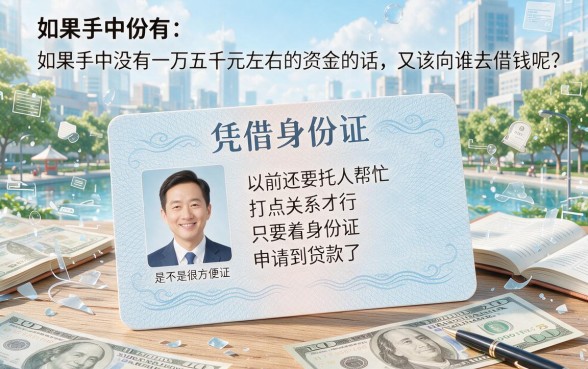 哪里凭身份证贷款的比较多？实测这5个5000借钱口子秒到账