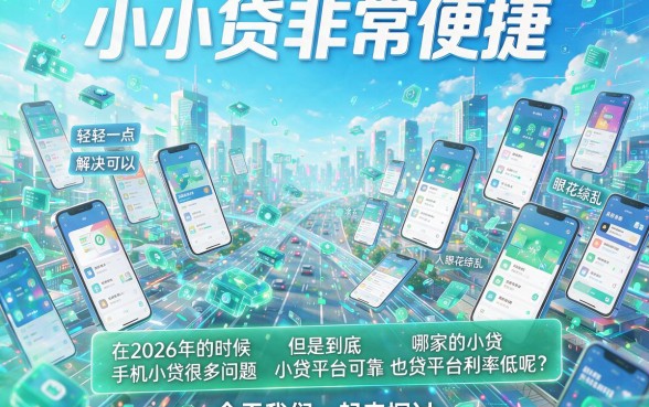 2026款手机小贷哪些好贷？这5个2000元借款口子流程顺畅超容易