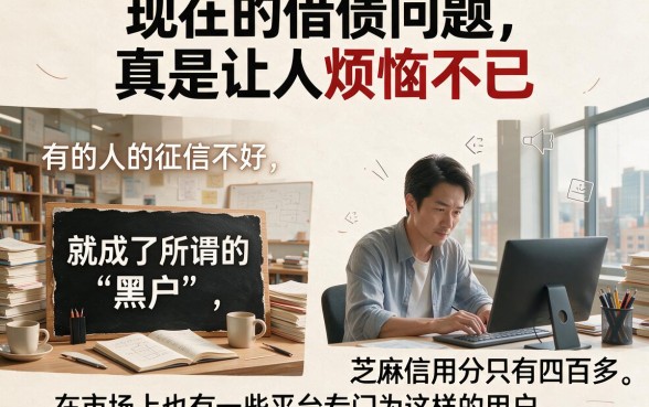 芝麻信用分400也能借！这5个黑户网贷稳下软件速收藏