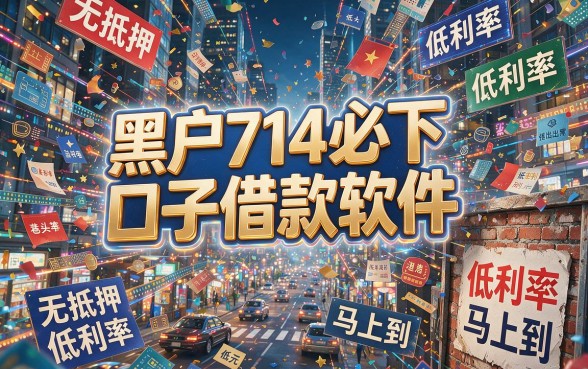 黑户714必下口子借款软件到底靠不靠谱？深扒这些隐藏坑点一文讲透