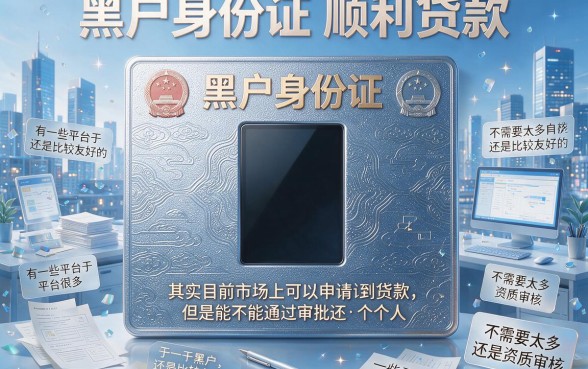 黑户身份证借钱100%下款的5个口子被我挖到了!尤其这2个黑户借2000必下