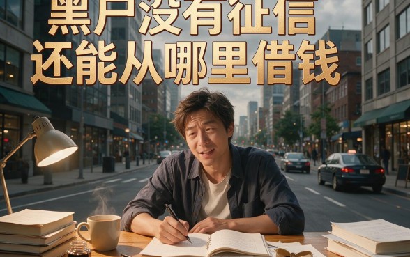 急寻！2026年黑户没征信了哪里还可以借到钱？深度揭秘靠谱渠道