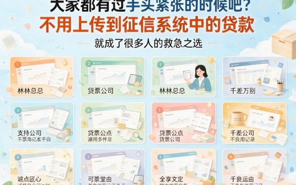 不查征信!2026年这5个贷款口子通过率高,不用上征信的贷款轻松可选