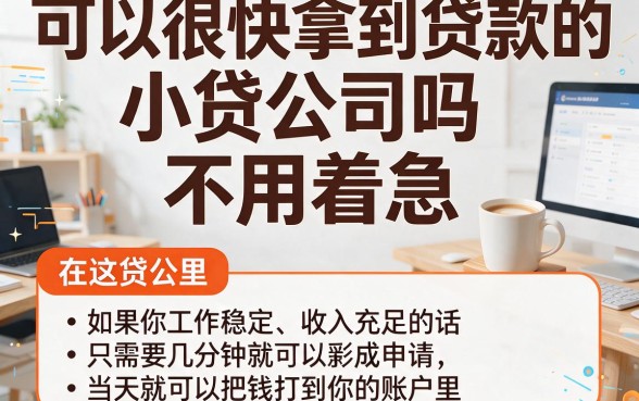2026年盘点：可以快速借钱的小贷有哪些？这5个低息信用贷款别错过