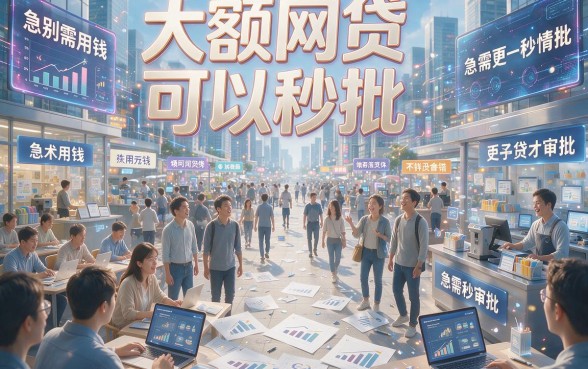 2026实时窍门：大额网贷秒批有哪些？这5个软件借款1000对额度要求不高