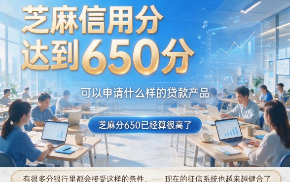 芝麻信用650贷款平台有哪些？这5个能借5000的口子深度归纳！