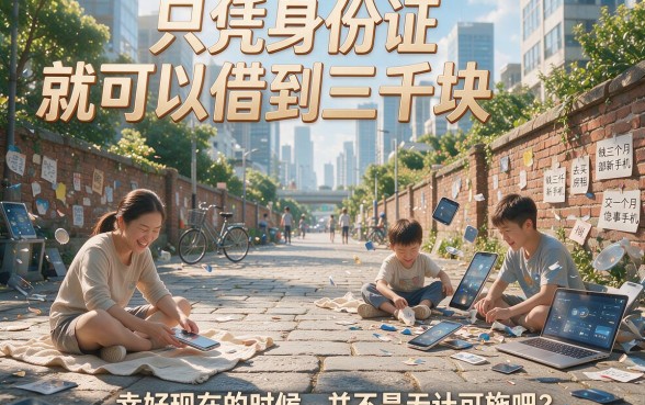 只用身份证借钱3000，2026年最新正规渠道盘点来了！