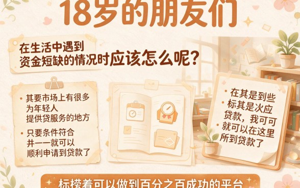 18岁贷款百分百成功！5个对征信要求不高的软件，18岁借款2000元最新低门槛攻略（3月权威更新）