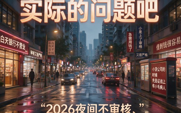 2026夜间不审核,黑户直接放款1500!这五个口子强推速看