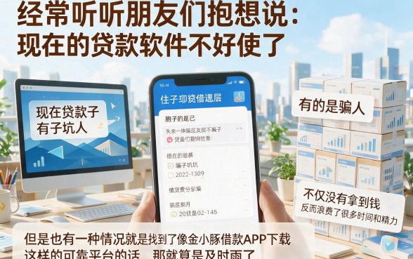 类似金小豚借款app下载一样安全的贷款软件有哪些？2026这5个黑户也能下款的神器千万别错过！
