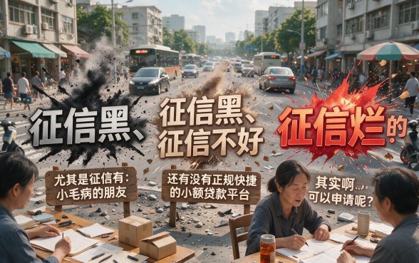 征信黑了烂了也别慌！这5个正规快速小额贷款平台，征信不好也能借3000