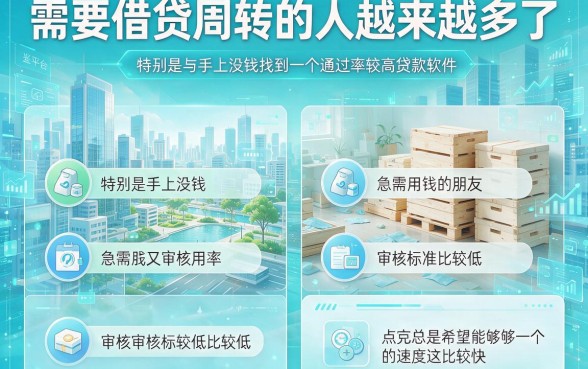 审核最容易过的贷款软件有哪些？这几家资质要求不高，40000元好下款超顺畅