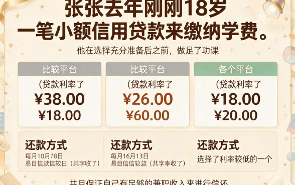 18岁必看！2026年5个满18能贷款的软件盘点，缺钱速收藏