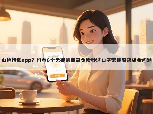 山桃借钱app？推荐6个无视逾期高负债秒过口子帮你解决资金问题