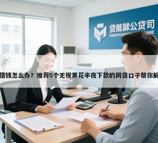 微信男生总借钱怎么办？推荐5个无视黑花半夜下款的网贷口子帮你解决资金问题
