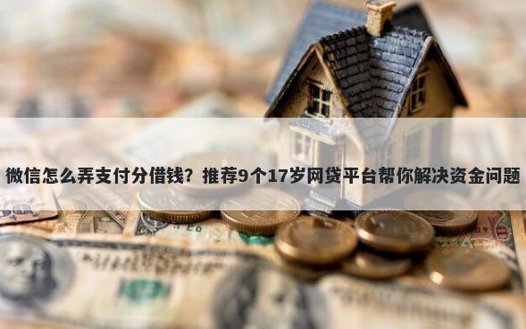 微信怎么弄支付分借钱？推荐9个17岁网贷平台帮你解决资金问题