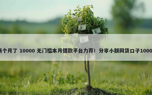 花呗上借钱两个月了 10000 无门槛本月借款平台力荐！分享小额网贷口子10000无门槛借款