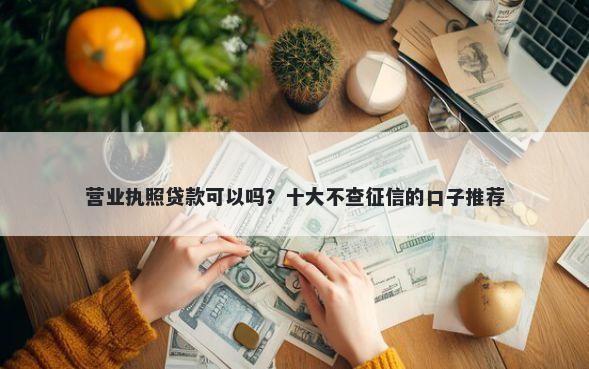营业执照贷款可以吗？十大不查征信的口子推荐