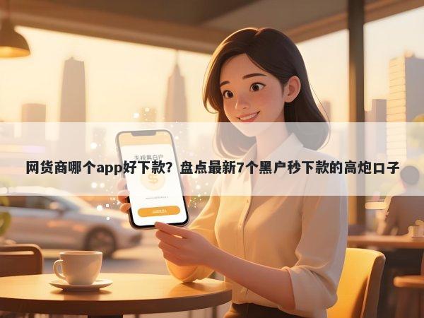 网货商哪个app好下款？盘点最新7个黑户秒下款的高炮口子
