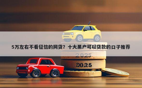 5万左右不看征信的网贷？十大黑户可以贷款的口子推荐