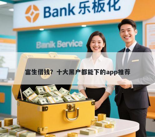富生借钱？十大黑户都能下的app推荐
